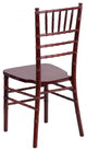 Hercules Series Wood Chiavari Chair, Mahogany, 15.75"x18"x36.25"