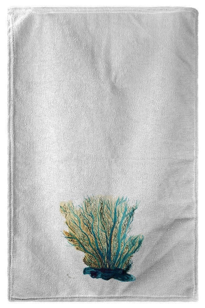 Betsy Drake Blue Coral Beach Towel