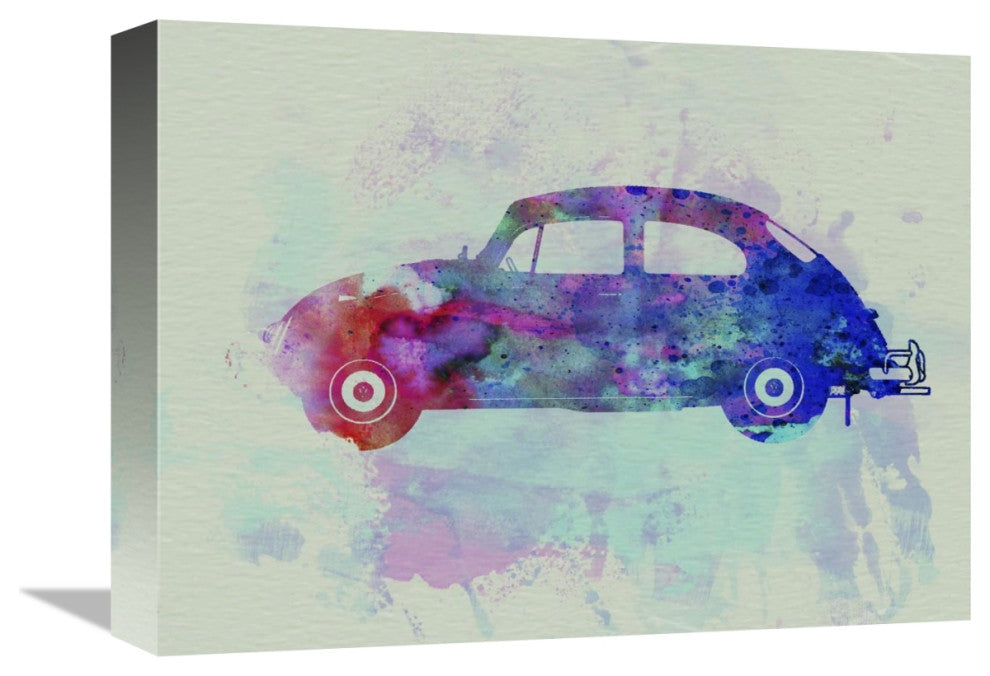 "VW Beetle Watercolor 1" Fine Art Print