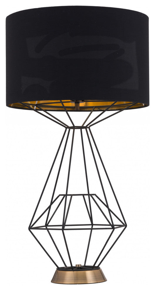 Black Diamond Table or Desk Lamp