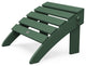 Polywood Classic Folding Ottoman, Green