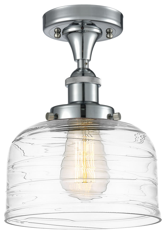 Innovations 916-1C-PC-G713 1-Light Semi-Flush Mount, Polished Chrome