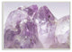 Amethyst Crystal Mountains Close Up Photograph I Wall Plaque Art, 13"x19"