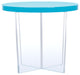 Safavieh Couture Edward Acryllic Accent Table, Turquoise