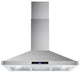 4-Piece, 36" Gas Range, 36" Range Hood, 24" Dishwasher and Refrigerator