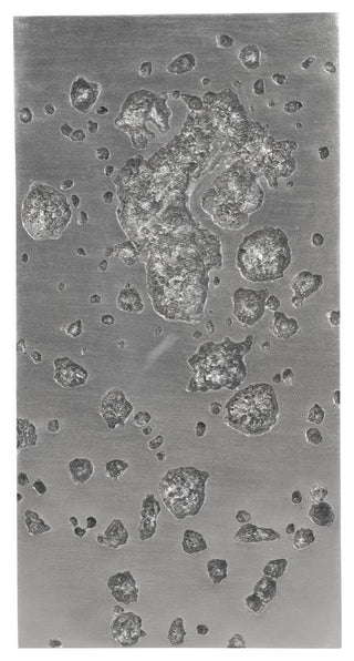Splotch Wall Art, Silver, Rectangle