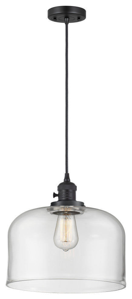 INNOVATIONS 201CSW-BK-G72-L-LED 1-Light Mini Pendant Matte Black