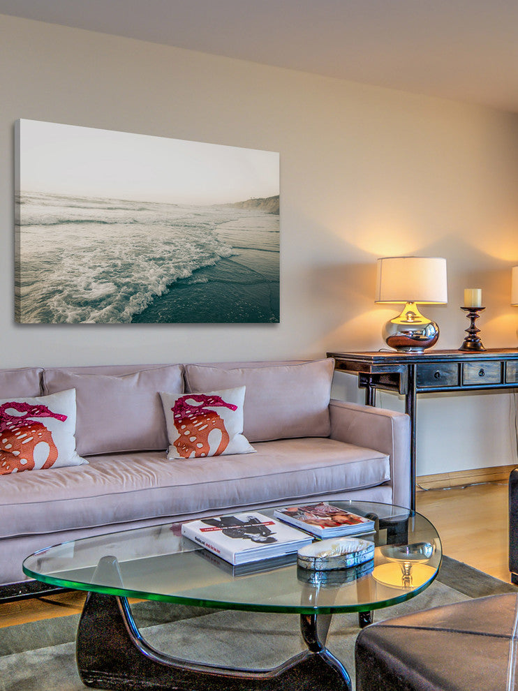 "Dusk in the Water" Painting Print on Wrapped Canvas