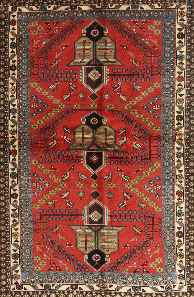 Ahgly Company Indoor Rectangle Traditional Area Rugs, 2' x 5'