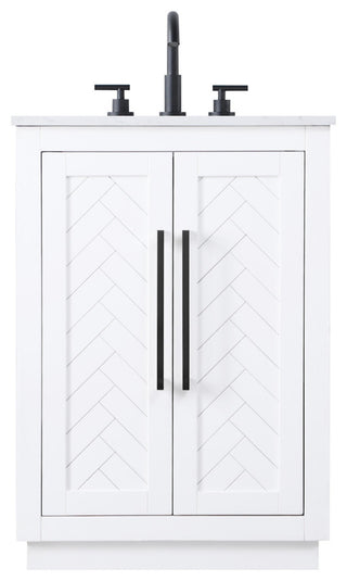 Elegant Lighting VF29024 Chase 24" - White