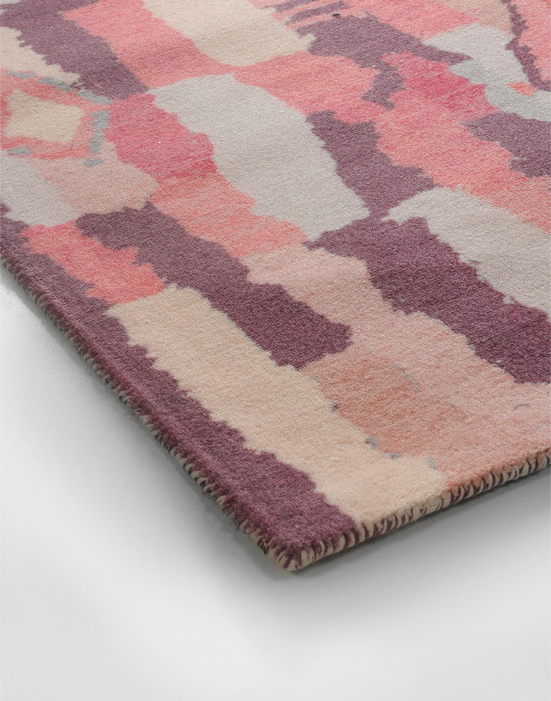 Blush Casablanca Bohemian Geometric Area Rug, 7'6"x9'6"