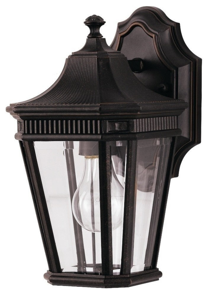 1-Light Wall Lantern, Grecian Bronze