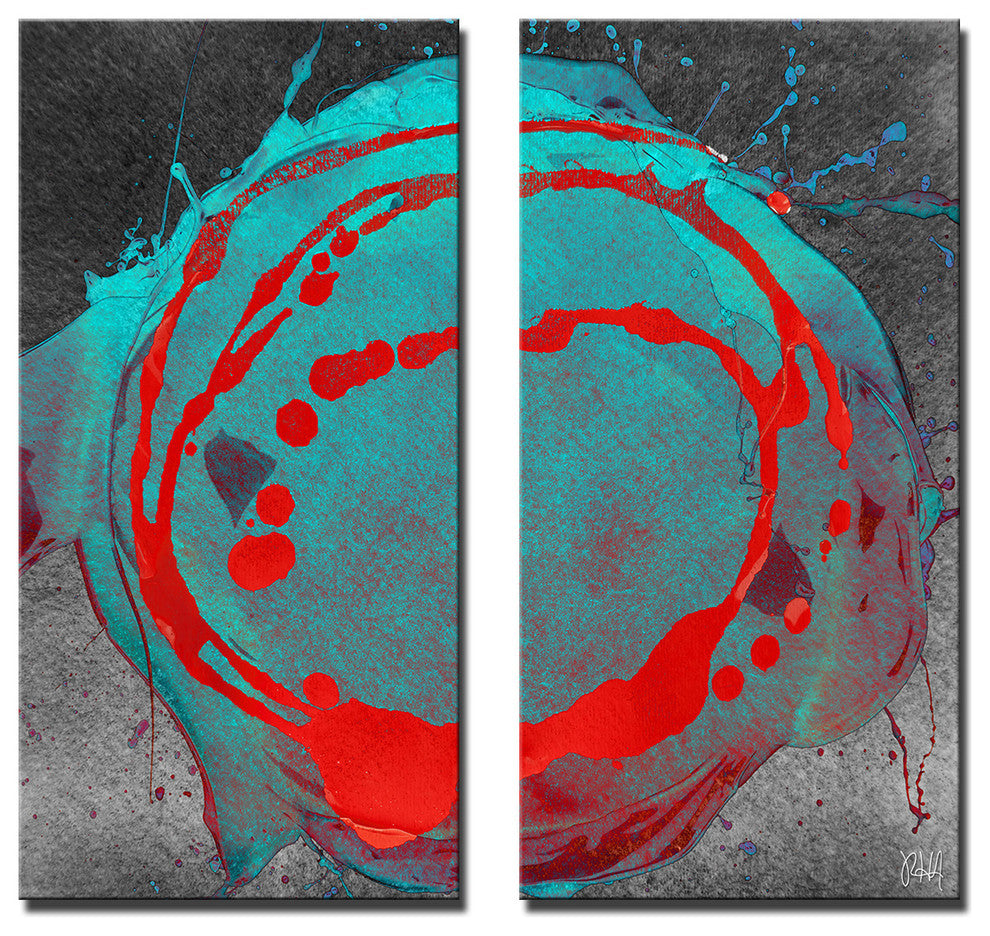 INKD XXIV Canvas Art, 40"x20" 2-Panels