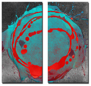 INKD XXIV Canvas Art, 40"x20" 2-Panels