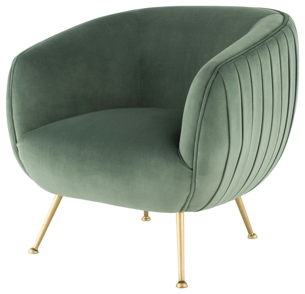 Sofia Moss Fabric Occasional Chair, HGDH110