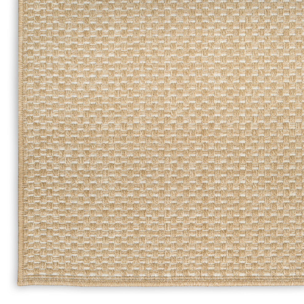 Nourison Tulum 3' x 5' Taupe Outdoor Rug
