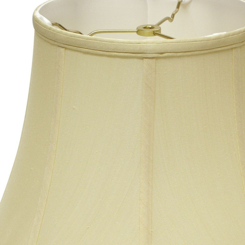 18" Antique White Altered Bell Monay Shantung Lampshade