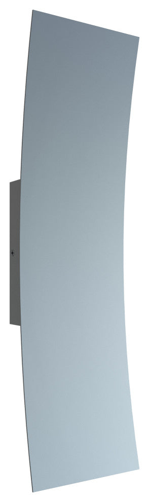 Sadie 18" Outdoor Sconce, Textured Gray