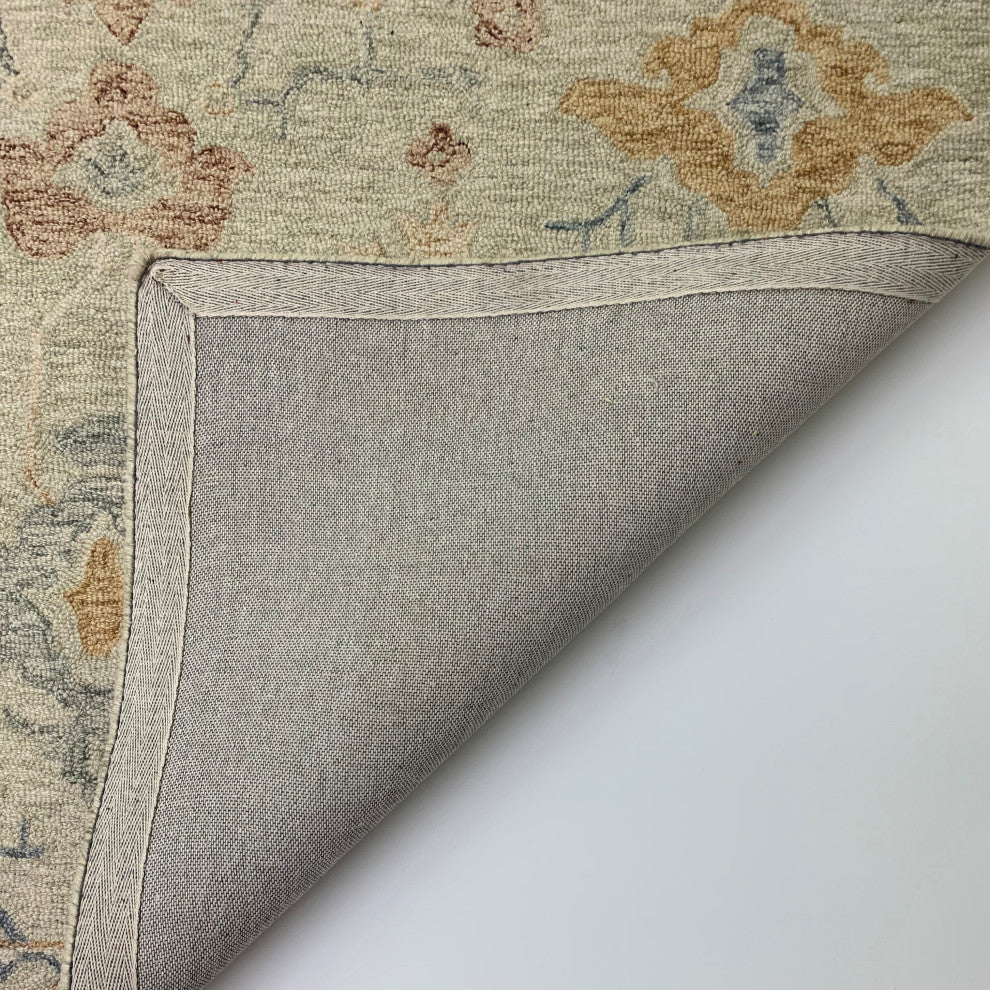 Shakta-Oushak Hand Tufted Area Rug, 10'x14'