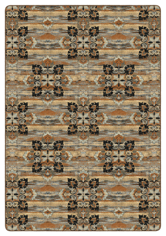 Flagship Carpets FA1378-50FS 8'4x12 Franklin Chocolate Rug