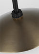 Leo 1-Light Pendant, Satin Brass