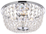 Cyrus 13" Flush Mount, Chrome