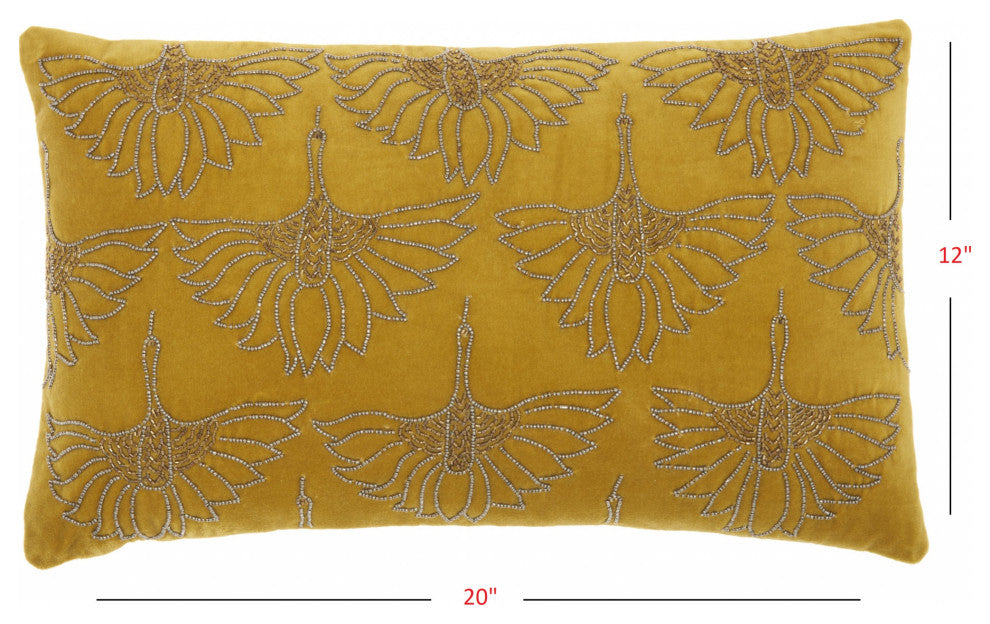 Brilliant Gold lumbar Pillow