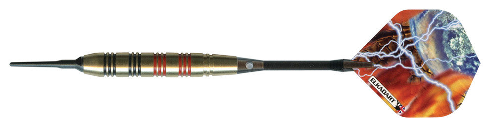 Storm Soft Tip Darts, Black and Red Rings, 18 Grams