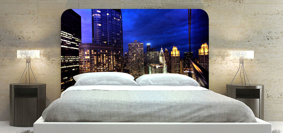 "Chicago Night" Headboard