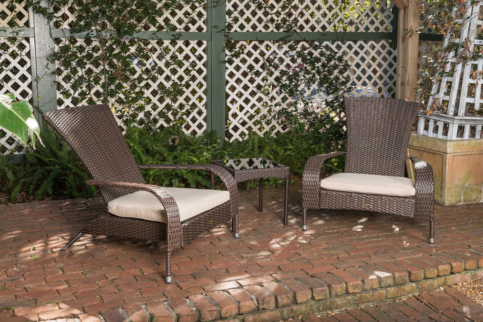 3-Piece Coconino Wicker Chat Set