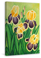 Marmont Hill, "Irises" by Nicola Joyner Painting Print on Wrapped Canvas, 24x36
