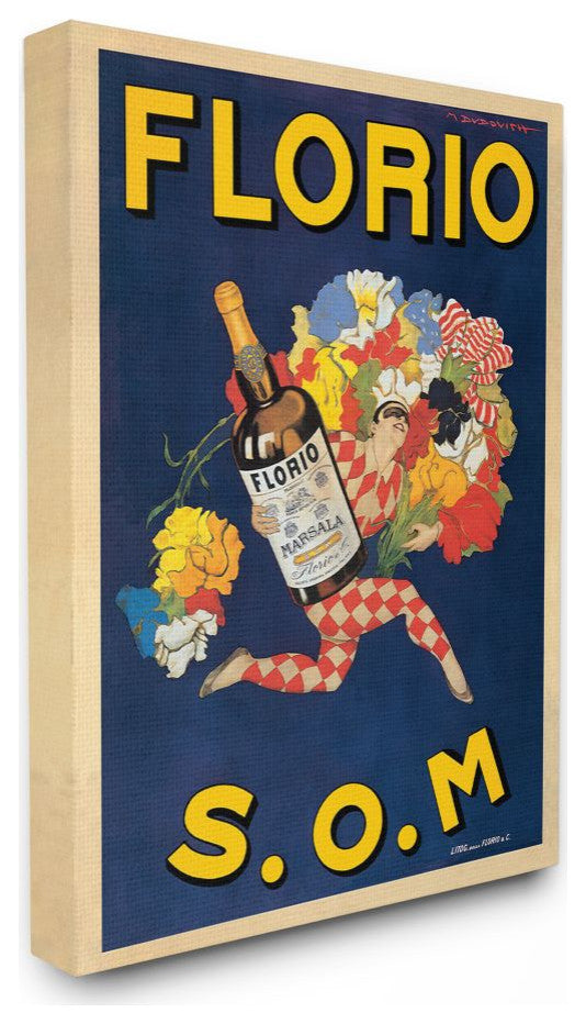 Florio Vintage Poster Drink Design, 30"x40"