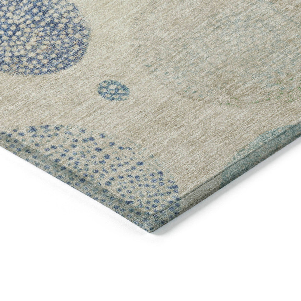 Machine Washable Indoor/Outdoor Chantille ACN1897 Ivory 2'6" x 3'10" Rug