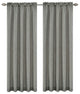 Tweed Drapery Curtain Panels, Hunter Gray