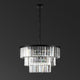 Safavieh Couture Karissa 3 Tier Chandelier Black