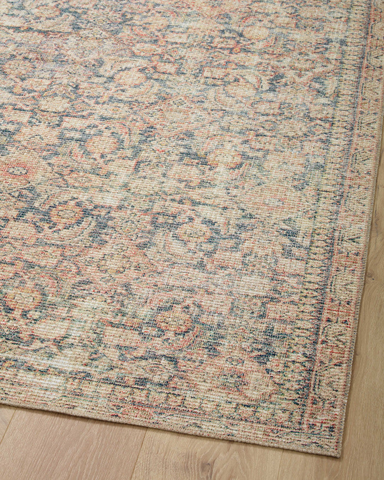 Angela Rose x Loloi Aubrey Navy / Multi 2'-6" x 12'-0" Runner Rug