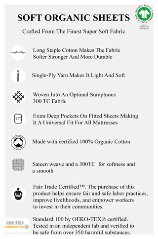 Organic Cotton Starter Sheet Set, Light Blue, King, 78"x80"