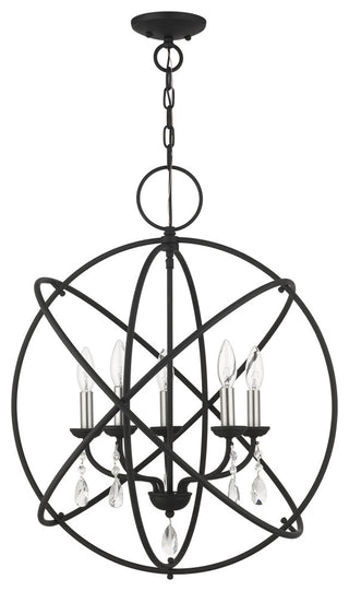 Black Shabby Chic, Dazzling, Transitional, Country Chandelier
