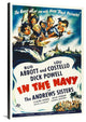 "Abbott & Costello - In The Navy" Canvas by Hollywood Photo Archive, 27x40"