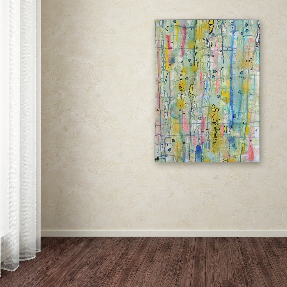 'Air du Temps 1' Canvas Art by Sylvie Demers