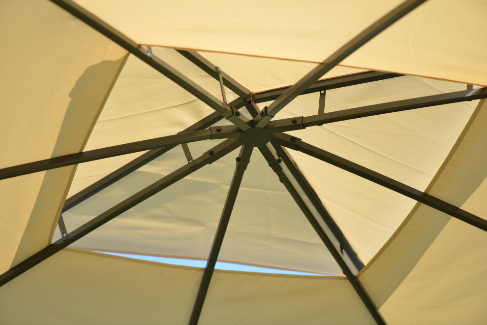 Quality Double Tiered Grill Canopy Outdoor BBQ Gazebo Tent , Polyester
