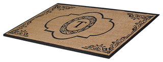 First Impression Hand Crafted Abrilina Entry Monogram Double Doormat,(30"x48"),