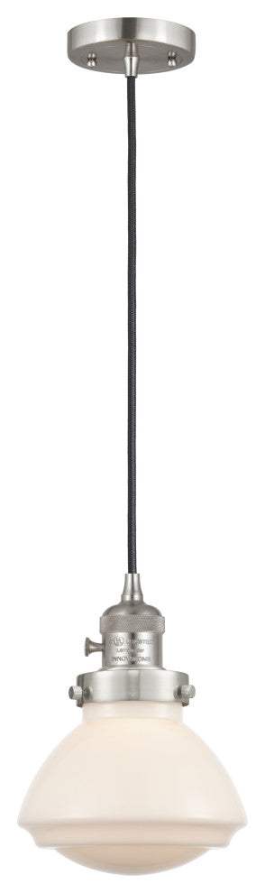 INNOVATIONS 201CSW-SN-G321-LED 1-Light Mini Pendant Brushed Satin Nickel