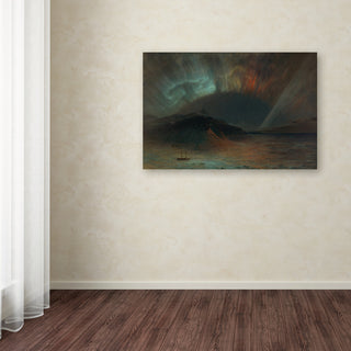 Church 'Aurora Borealis' Canvas Art, 32 x 22