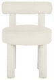Carmel Dining Chair, Cream Boucle