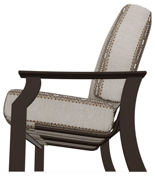 St. Catherine Deep Seat Outdoor Loveseat, Guru Walnut/Kona