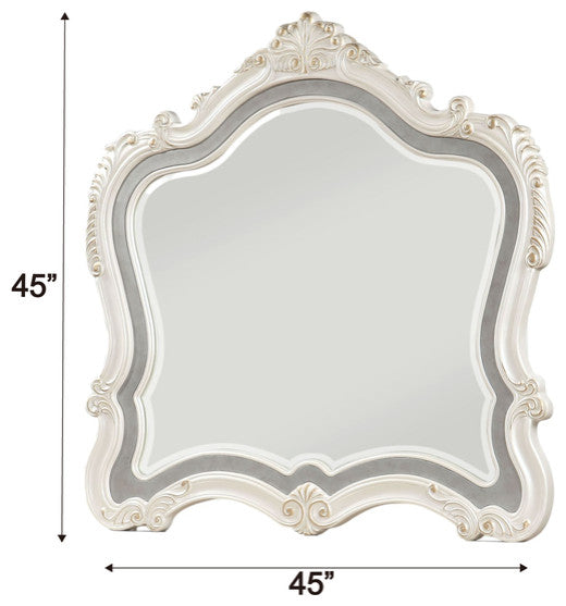 Chantelle Mirror, Pearl White