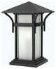 Hinkley Harbor Medium Pier Mount Lantern, Satin Black