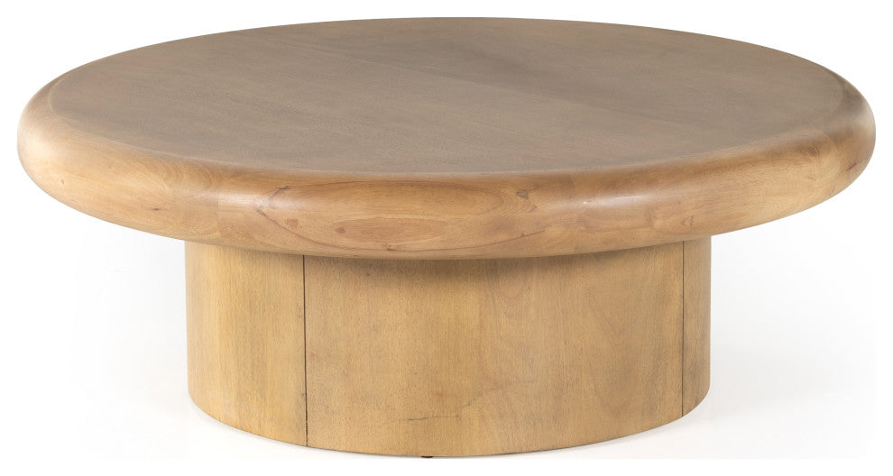 Zach Coffee Table-Burnished Parawood