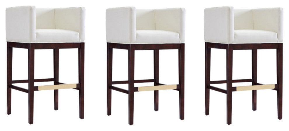 Manhattan Comfort Kingsley Bar Stool, Set of 3